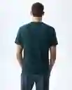Camiseta Hombre Verde Talla XS 841G001_VER195420 Americanino