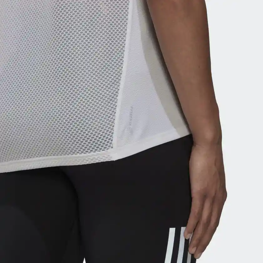 Adi Runner Tee Talla S Camisetas Blanco Para Mujer Marca Adidas Ref: Hl1467