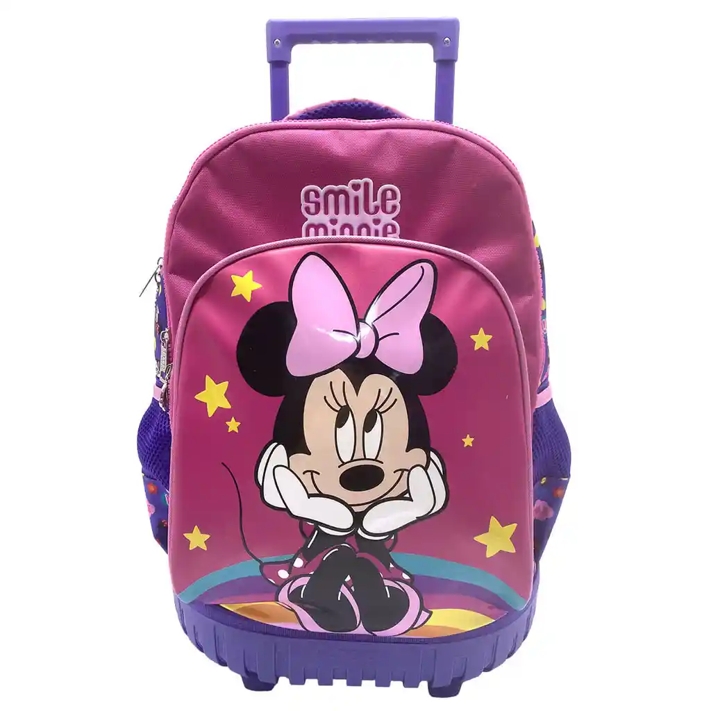 Morral Súper Con Ruedas Minnie Mouse Smile