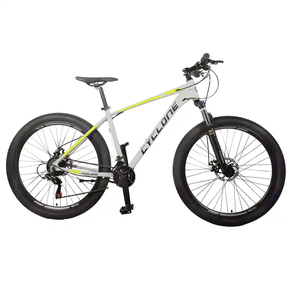 Bicicleta Cyclone Arena 29 Pulgadas Mtb Mecánica Gris/amarillo