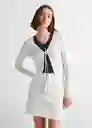 Falda Basic Offwhite Talla 20 Niñas Mango