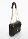 Bolso G Falco Negro Mujer Mango