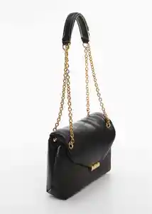 Bolso G Falco Negro Mujer Mango