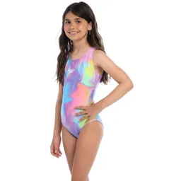 Vestido de Baño Splashback Hula Blend Junior Femenino 14 Speedo