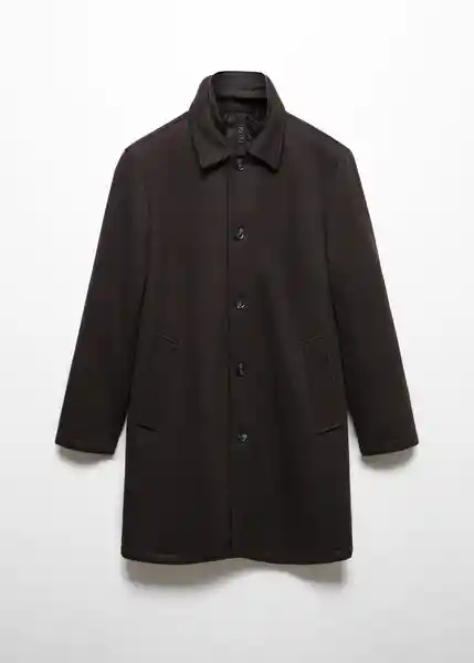 Abrigo Station Marrón Talla XXL Hombre Mango