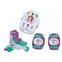 Qmax Set de Patines 2 en 1 Princesa Sofia