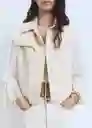 Chaleco Erin Crudo Talla L Mujer Mango