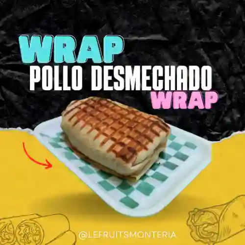 Wrap Pollo Desmechado