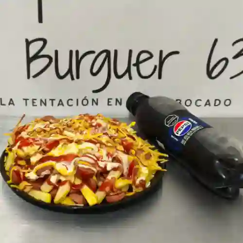 Sachipapas Sencilla con Gaseosa