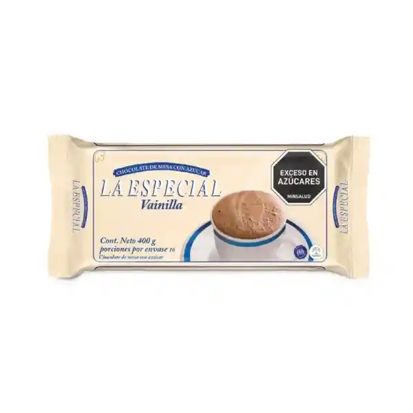 La Especial Chocolate de Mesa Vainilla