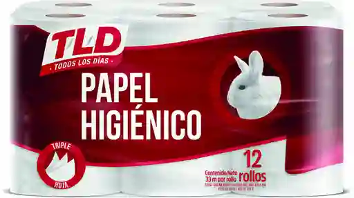 TLD Papel Higiénico Triple Hoja Mega Rollo