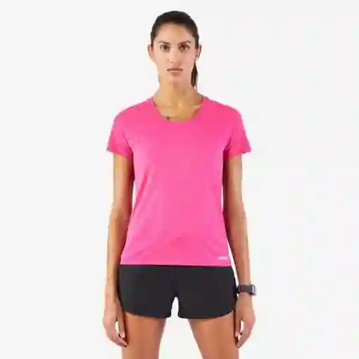 Kalenji Camiseta Running 100 Transpirable Mujer Fucsia Talla L