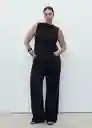 Jean Danila Tejano Negro Talla 36 Mujer Mango