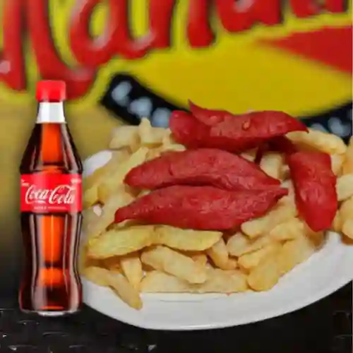 Combo Salchipapa + Coca Cola Original 400 ml