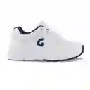 Los Gomosos Tenis Gomyschool New Unisex Blanco y Azul Talla 28