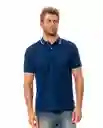 Camisa Polo Azul Talla M 190e001 Rifle