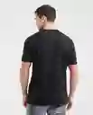 Camiseta Authentic Negro Sombrío Ultra Oscuro T. L Chevignon