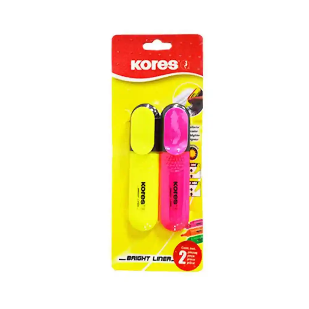 Kores Resaltador Bright Liner X2surt