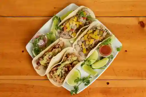 Al Pastor y Pollo X4