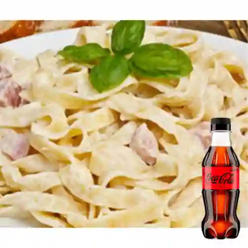 Combo Pasta Carbonara + Coca Cola Zero 250 ml