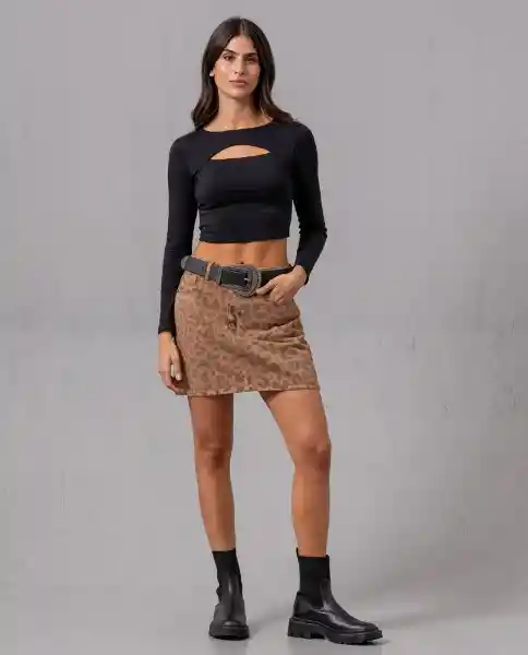 Camiseta Mujer Negro Noche Ultraoscuro Talla XL 74731 Rifle