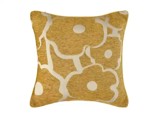 Cojín Tapiz Paño Amarillo 45 x 45 cm Casaideas