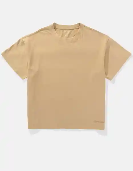 Camiseta Hombre Beige Talla X-Small American Eagle 4088212