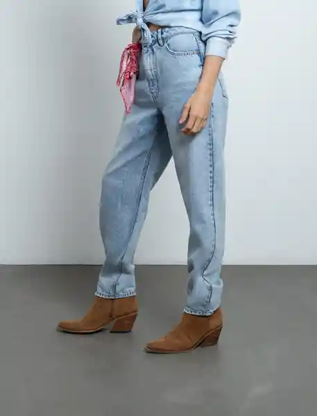 Jean Dalia Mujer Azul Índigo Medio Talla 4 493F310 Naf Naf