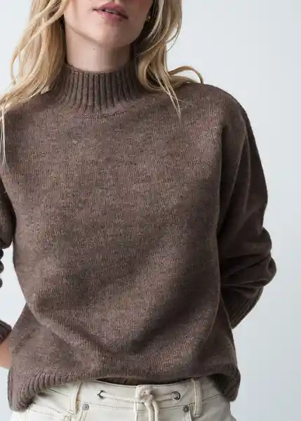Tejido Mujer Café Seta Oscuro Talla M 083G066 Naf Naf
