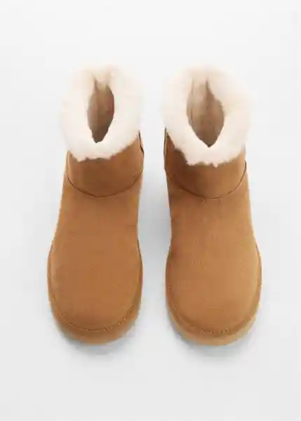 Botines Anna Camel Talla 33 Niña Mango