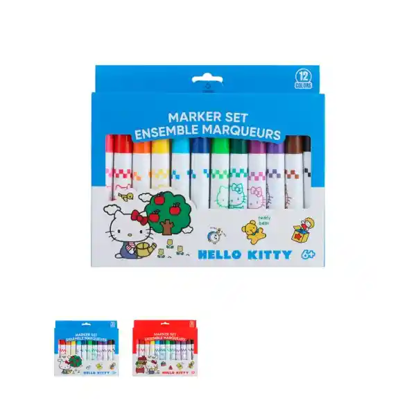 Set Marcadores Hello Kitty Serie Sanrio Miniso