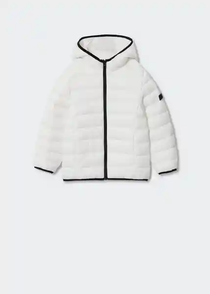 Anorak Ultrag Blanco Talla 09 Niñas Mango