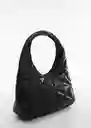 Bolso P Aries Negro Mujer Mango