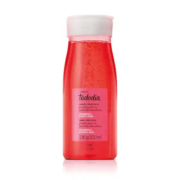 Jabón Líquido Corporal Frambuesa y Pimienta Rosa Tododia