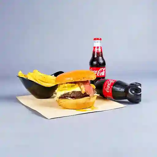 Combo Hamburguesa Pollo Miel Mostaza