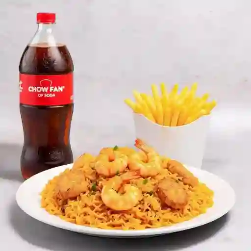 Combo Pollo Camaron+Papas+Gaseosa 1.5