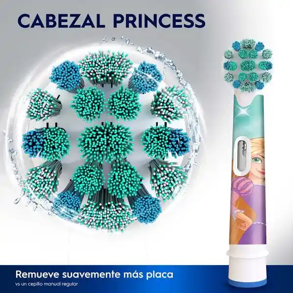 Disney Princess Cabezales Para Cepillo Dental Oral-B 2 Unidades