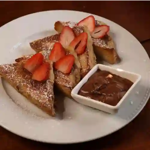 Tostada Francesa Fresas y Nutella