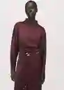 Vestido Susi2 Granate Talla S Mujer Mango