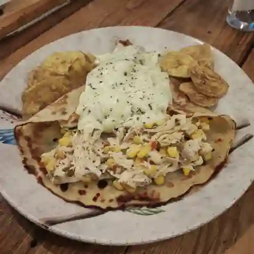 Crepe Pollo Maíz