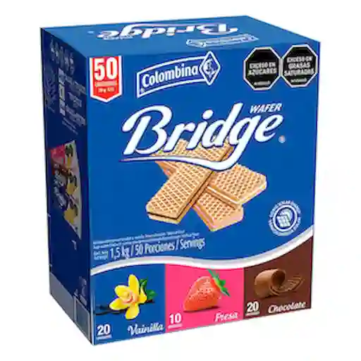 Bridge Galletas Wafer Sabores Variados 