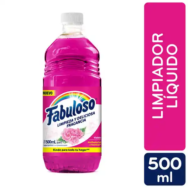 Limpia Pisos Fabuloso Antibacterial Violeta 500ml