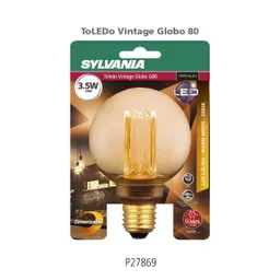 Sylvania Bombillo Toledo Vintage Glob 80 3.5W Dimerizable