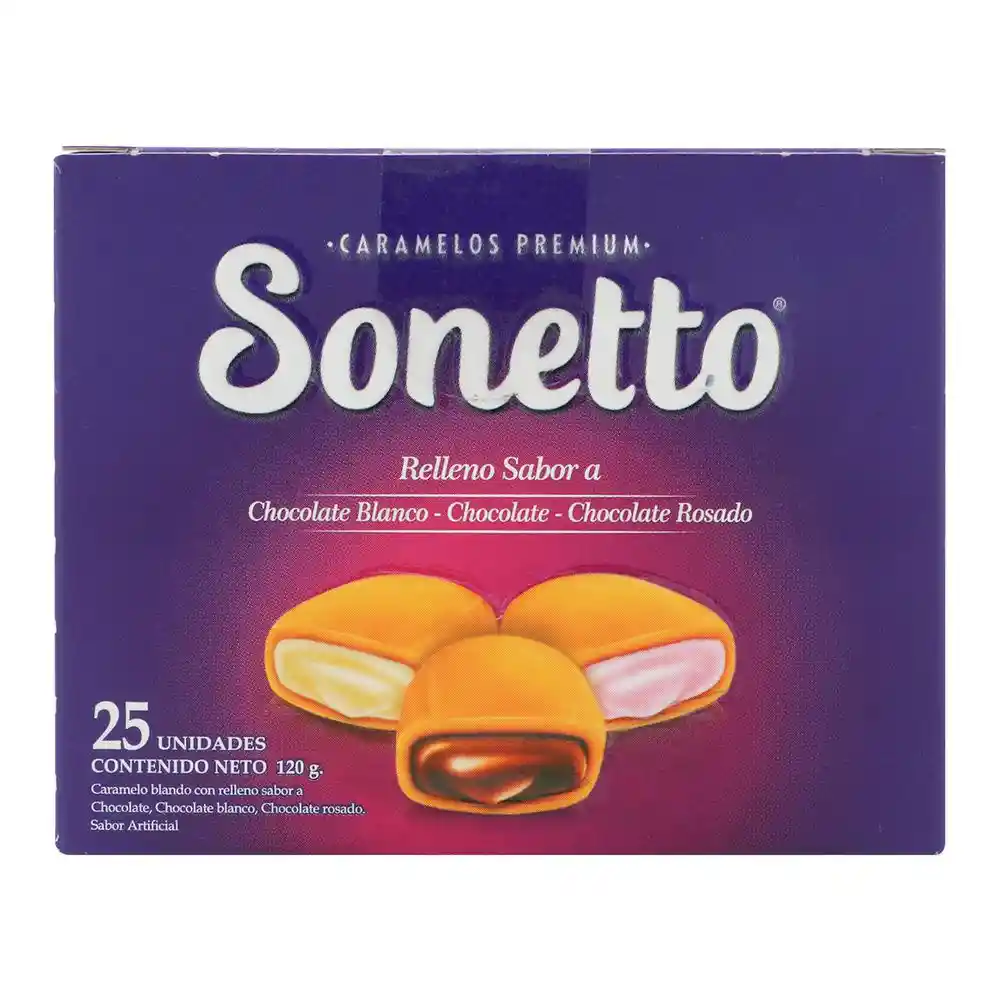 Sonetto Caramelo Relleno Chocolate