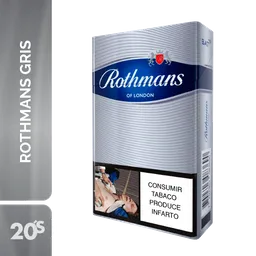 Rothmans Cigarrillos Gris 