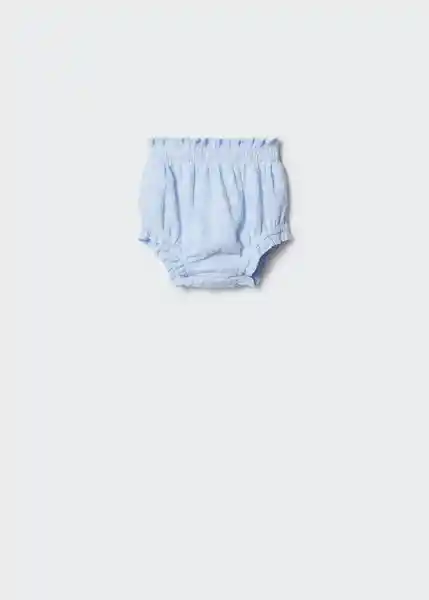 Short Adara Celeste Talla 69 Niños Mango