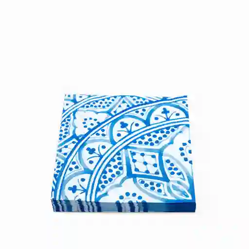 Servilleta Mosaico Azul Ambiente Gourmet
