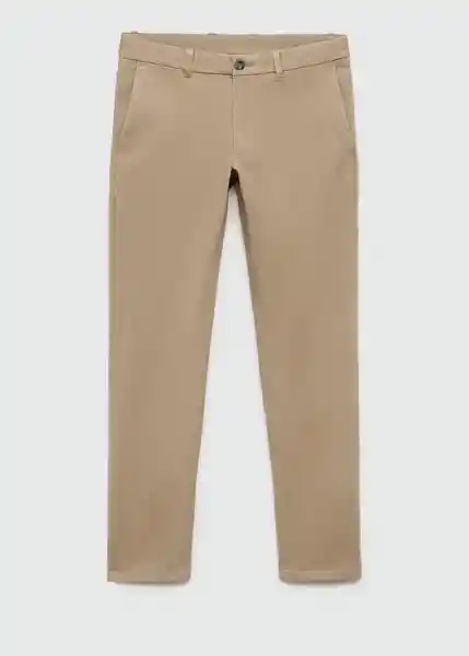 Pantalón Barna Beige Talla 38 Hombre Mango