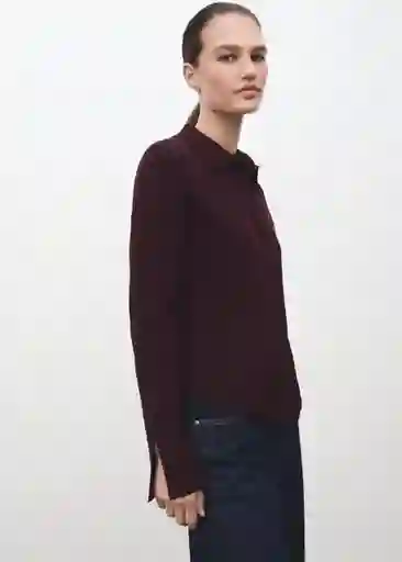 Cárdigan Albert Vino Talla S Mujer Mango