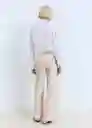 Pantalón Love Arena Talla M Mujer Mango